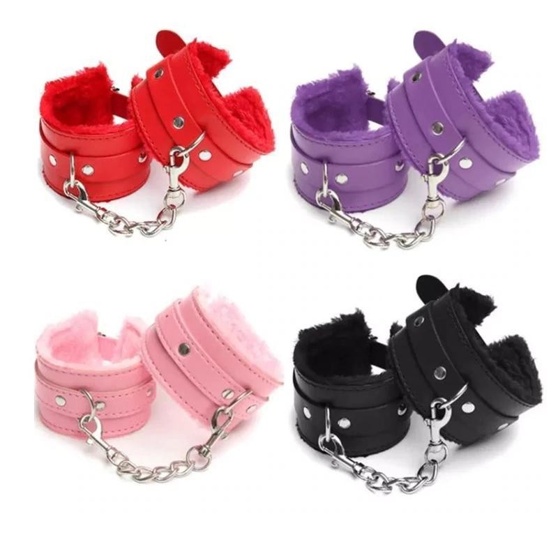 Quality Furry Handcuffs BDSM Bondage