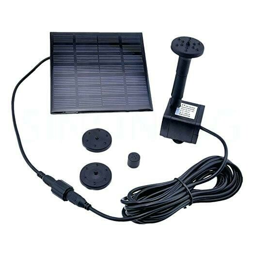 7v Solar Power Water Pump Garden Fountain