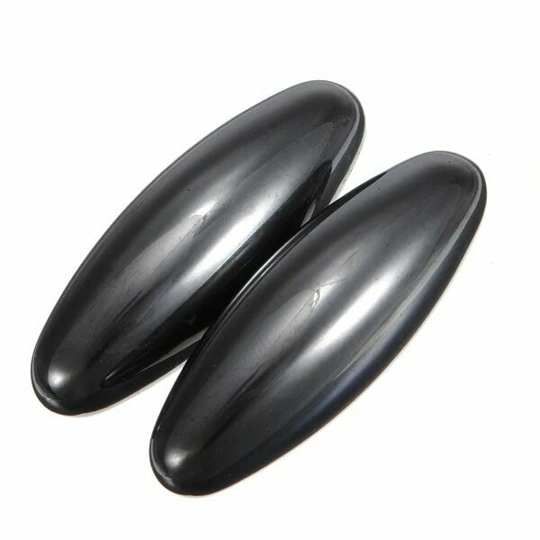 Rattlesnake Egg Hematite Magnets (Oval x 2)