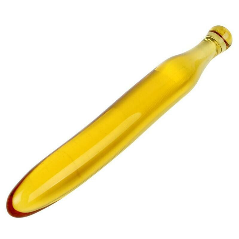 Sexy Fruit Glass Banana Masturbation or Anal Sex Toy