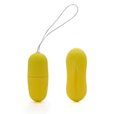 Wireless Remote Control Vibrating Egg - 20 Speed Yellow