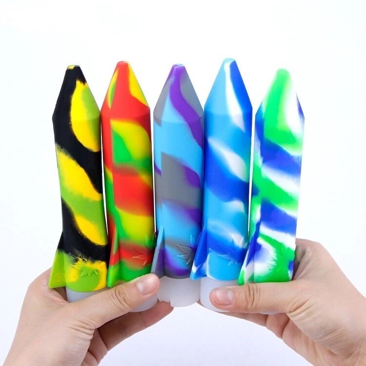 Silicone Rocket Manual Weed Grinder