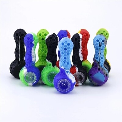Silicone Honeybee Weed Smoking Pipe