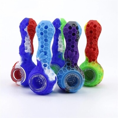 Silicone Honeybee Weed Smoking Pipe