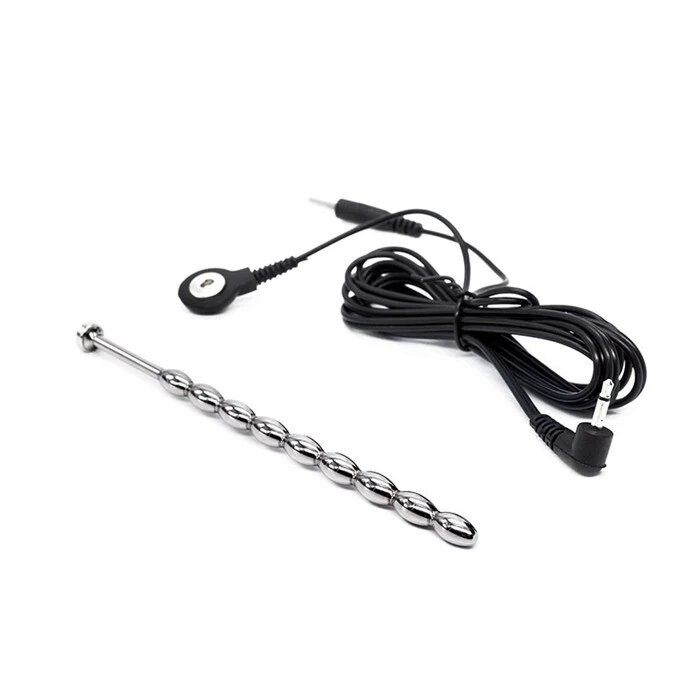 Electro Shock Urethral Penis Sound &amp; Anal Plug Combo