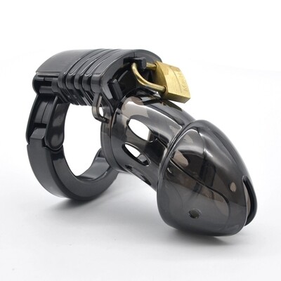Size Adjustable Plastic Male Chastity Cage