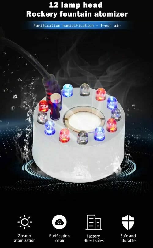 DC24V LED Mist Maker Fog Maker Fogger Air Humidifier