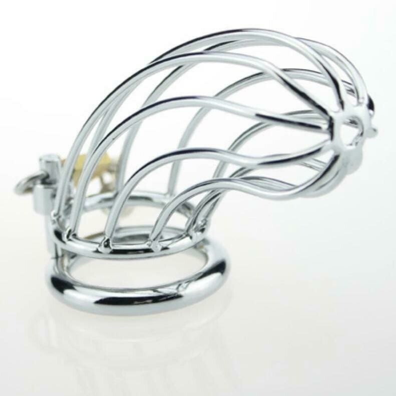 Stainless Steel Penis Ring Chastity Device