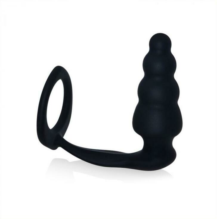 Cock Ring &amp; Butt Plug Prostate Massager
