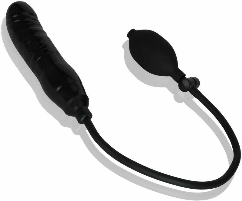 Inflatable Lifelike Penis Anal Plug Unisex Masturbation