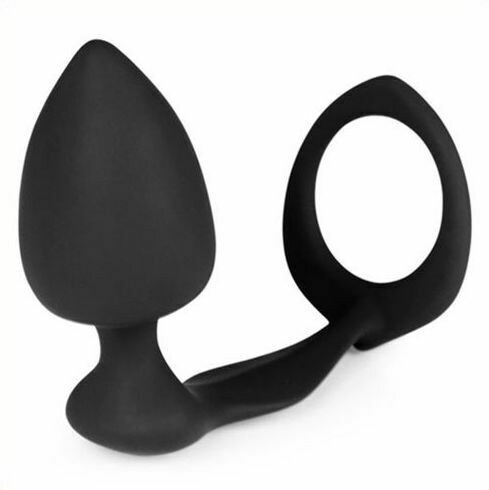 Male Plump Butt Plug With Cock Ring