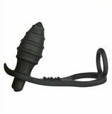 Cock Ring and Anal Prostate Massager Combo