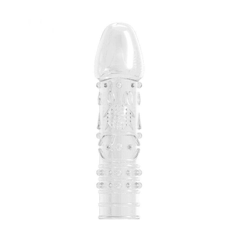 Deluxe Stretchy Silicone Penis Sleeve Extender Delay Ejaculation