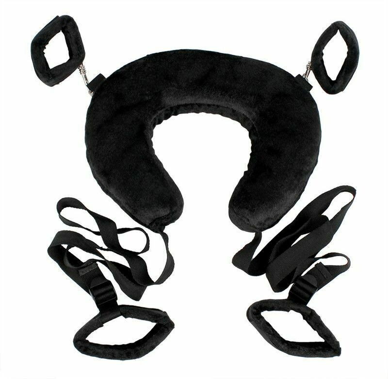 Sex Neck Pillow - Fetish Open Legs And Cuffs Bondage
