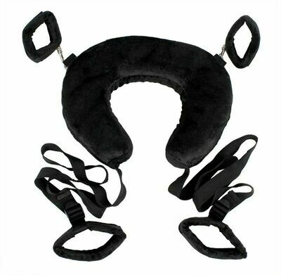 Sex Neck Pillow - Fetish Open Legs And Cuffs Bondage