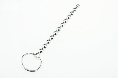 Beaded Stainless Steel Male Urethral Probe