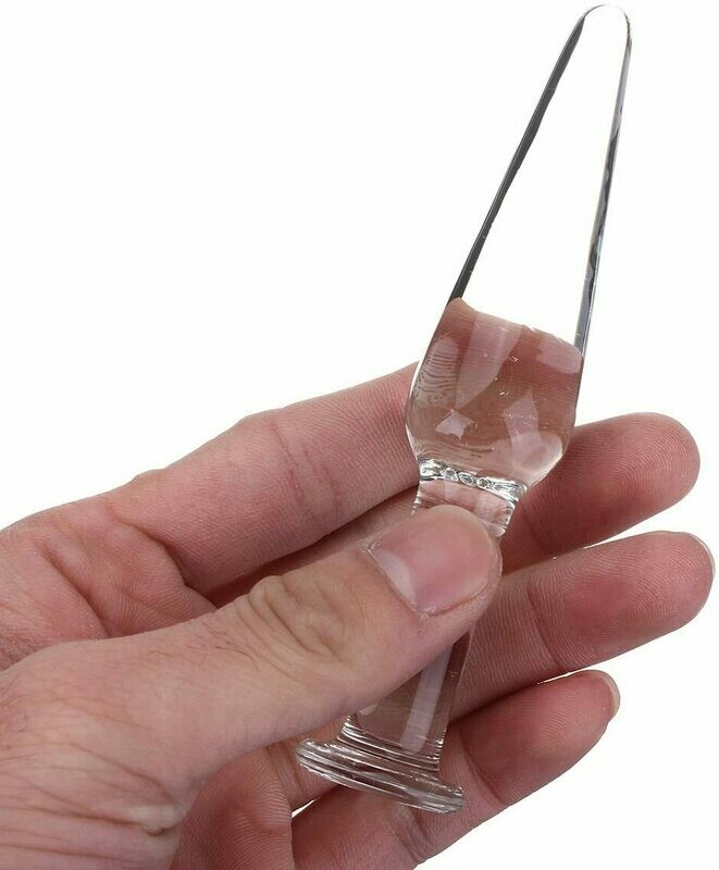Crystal Glass Butt Plug Slim