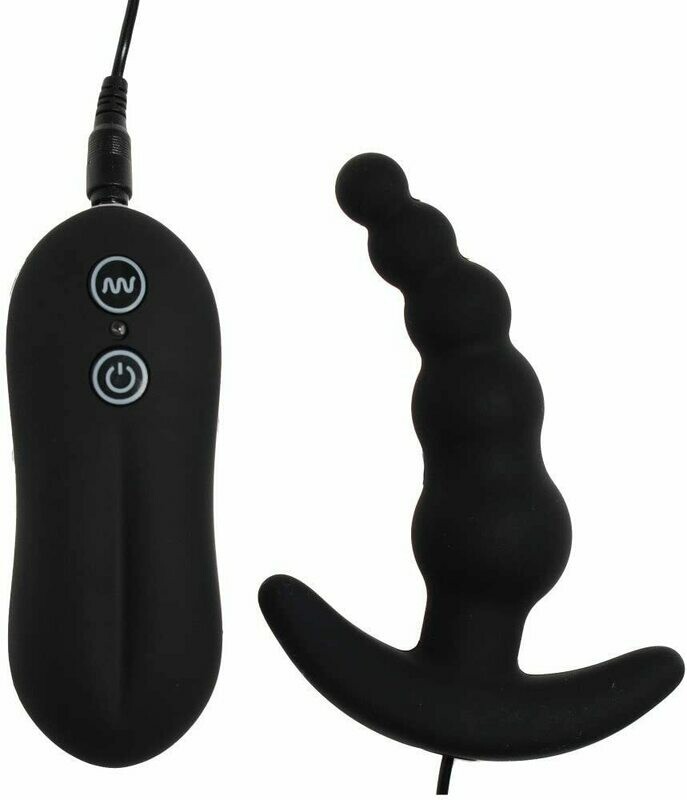 Aphrodisia 10 Mode Silicone Butt Plug - Beads Prostate Massager