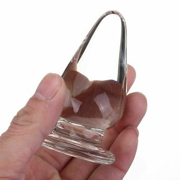 Crystal Glass Butt Plug Medium