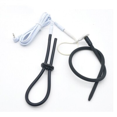 Electro Shock Urethral Penis Sound &amp; Cock Ring Combo