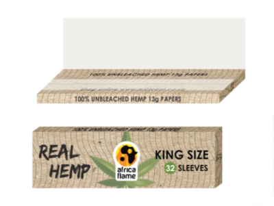 King Size Real Hemp Rolling Paper - 32 pcs (booklet)