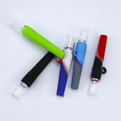 One Hitter Silicone And Glass Pipe