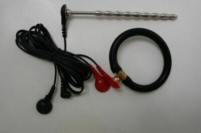 Electro Shock Urethral Penis Sound &amp; Ring Combo