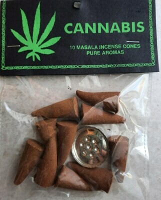 Cannabis Weed Incense Cones