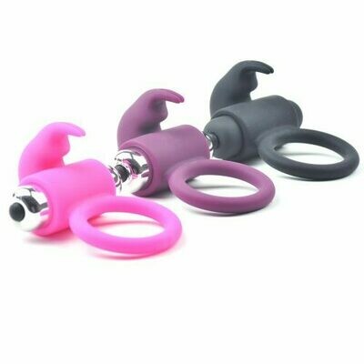 Silicone Rabbit Vibrating Cock Ring
