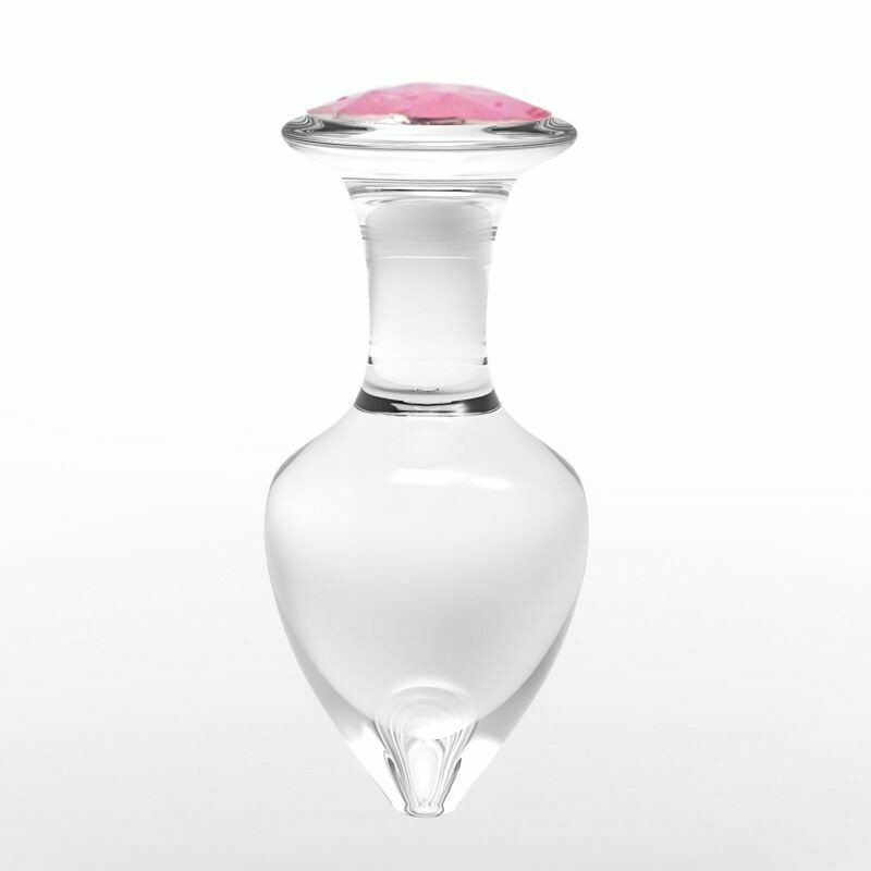 Glass Jewel Butt Plug Anal Sex Toy