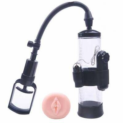 High Vacuum Penis Pump with Vibrator and Vagina