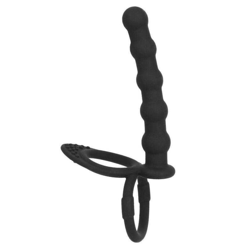 Double Penetration ​​Anal Beads Cock Rings