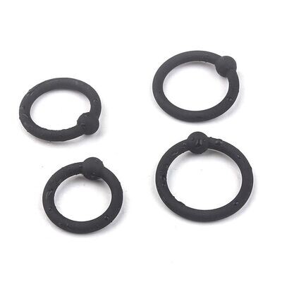 Stay Hard Beaded Cock Ring Erection Enhancer Set