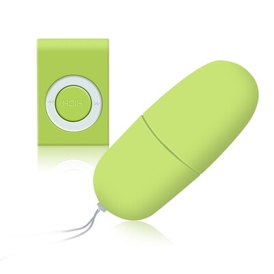 Wireless Remote Control Vibrating Egg - Green | moodTime