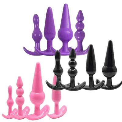 Anal Butt Plug Set - 4pcs