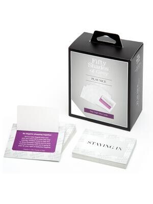 Fifty Shades Play Nice Date Night Card Game