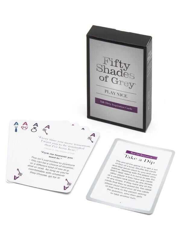 Fifty Shades Play Nice Talk Dirty Card Game