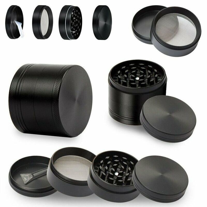 50mm 4 Part Zinc Alloy Tobacco Weed Grinder