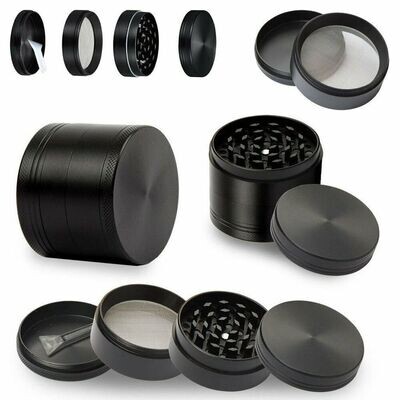 50mm 4 Part Zinc Alloy Tobacco Weed Grinder