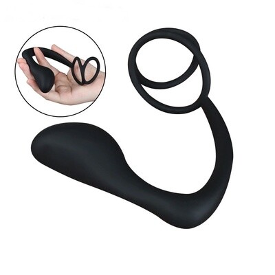 Dual Cock Ring With Prostate Stimulator
