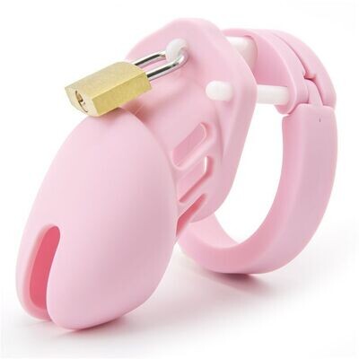 Silicone Short Sissy Male Chastity Device | moodTime