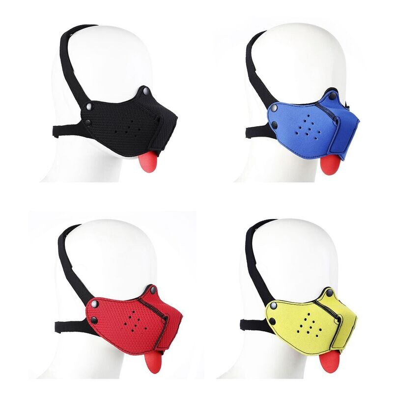 Panting Pup Neoprene Face Mask - Puppy Headgear