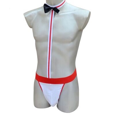 Erotic Waiter Costume Bow Tie Thong | moodTime