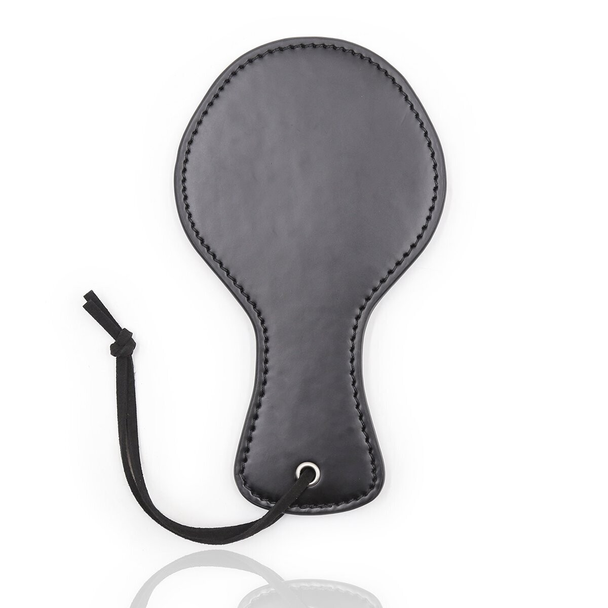 Round BDSM Ass Passion Paddle, Colour: Black