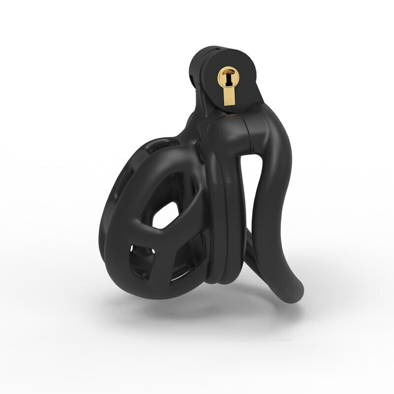 Cobra Lightweight Chastity Cage Built In Lock, Size: Nub