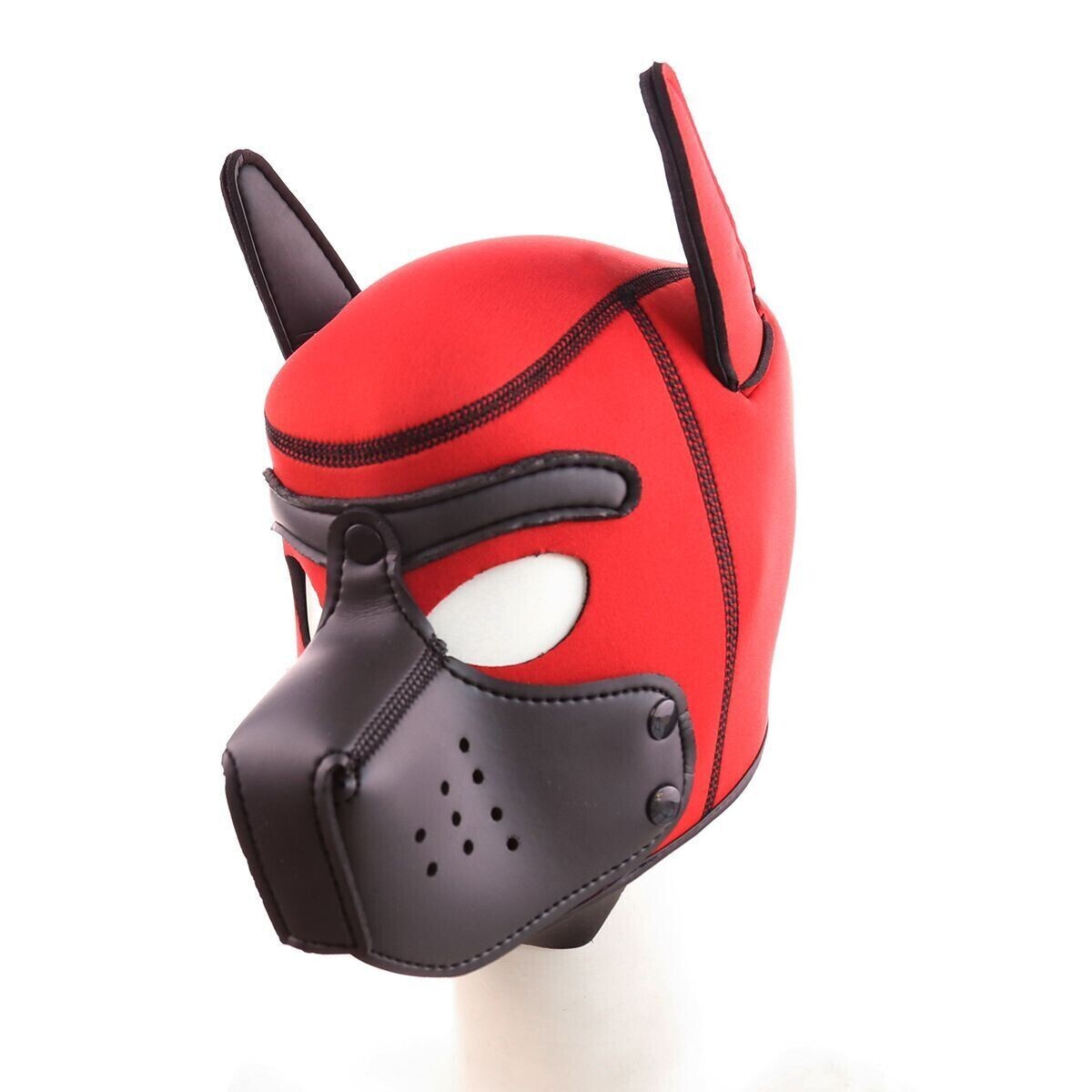 Obedient Pup Neoprene Hood - Slave Headgear | moodTime