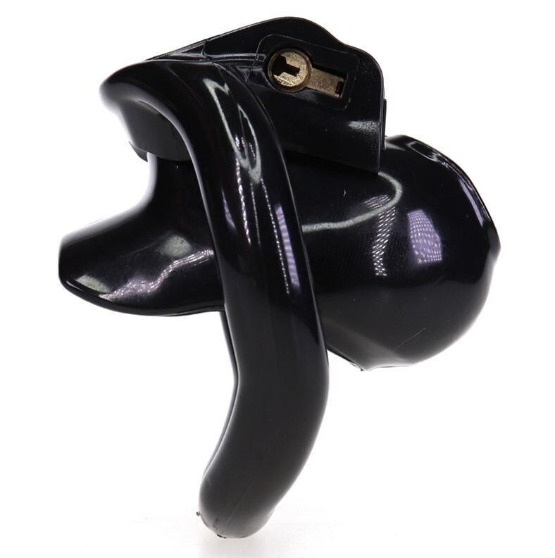 The Nub Male Chastity Cage, Colour: Black