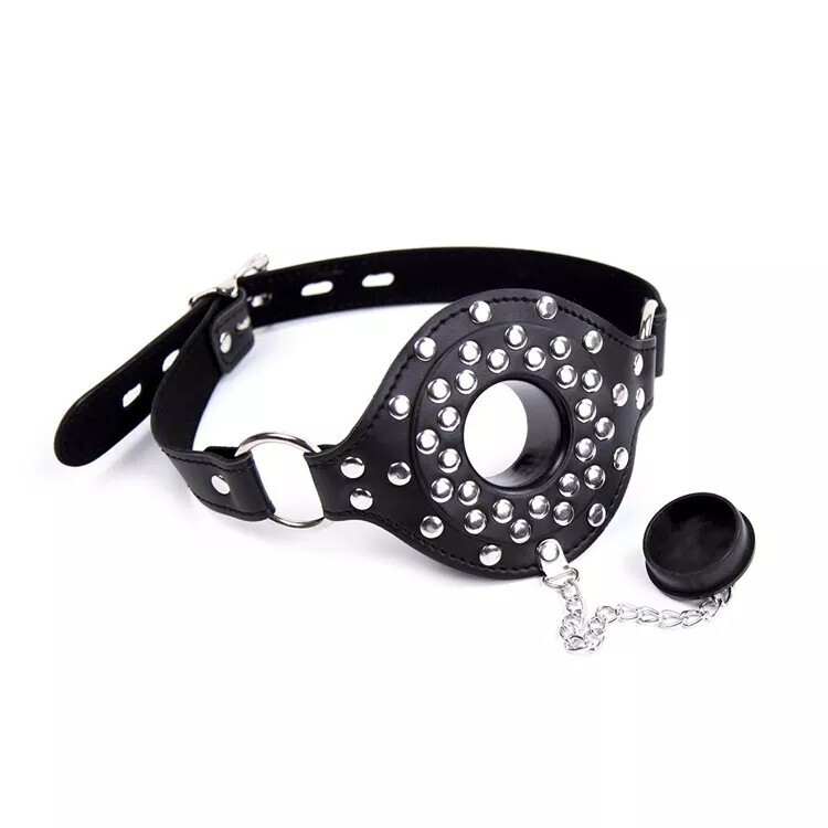 Studded Removable Plug Mouth Gag