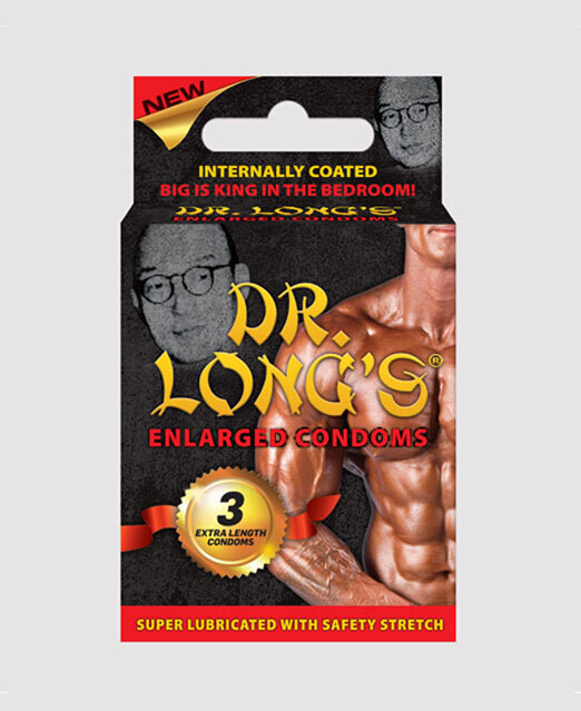 Dr Long&#39;s Enlarged Condoms 3&#39;s