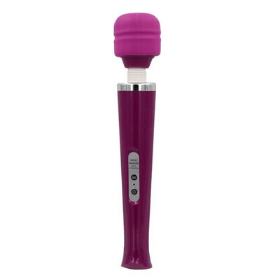 AV Wand Massager Vibrator Clit Stimulation USB Rechargeable, Colour: Purple